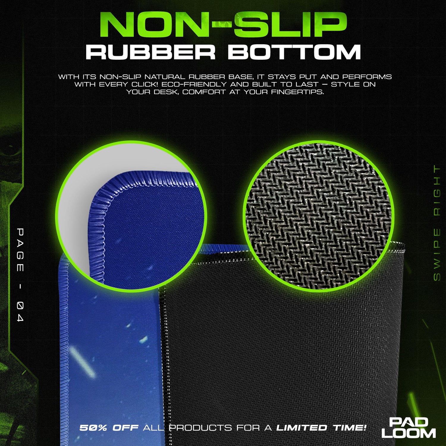 Berserk Guts Eclipse Mouse Pad, Anime Gaming Desk Mat Padloom