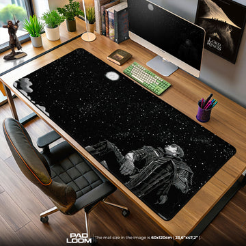 Berserk Guts Moonlight Mouse Pad, Eclipse Night Gaming Desk Mat