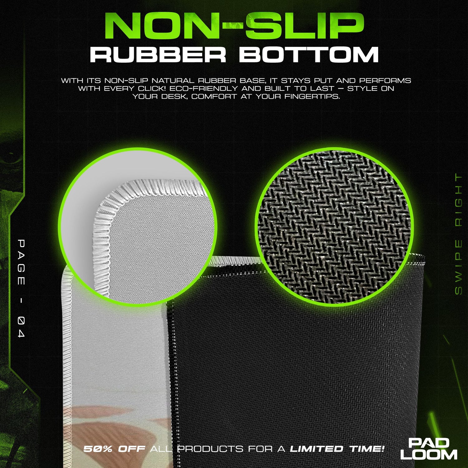 Berserk Guts Rage Mouse Pad - Anime Warrior Gaming Desk Mat Padloom