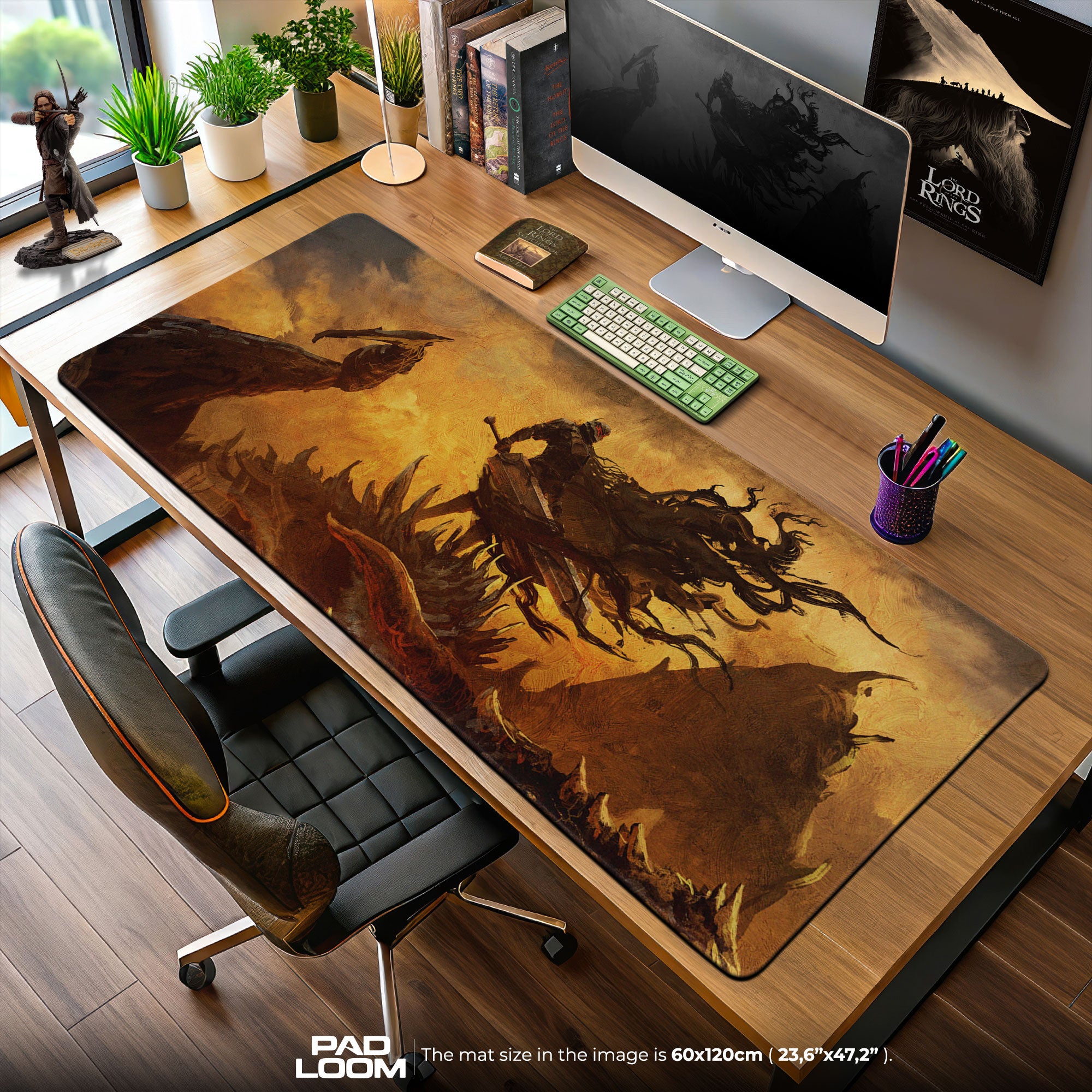 Berserk Mouse Pad, Dark Rider Gaming Desk Mat