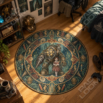 Big Daddy Guarding Round Rug - BioShock Chair Mat