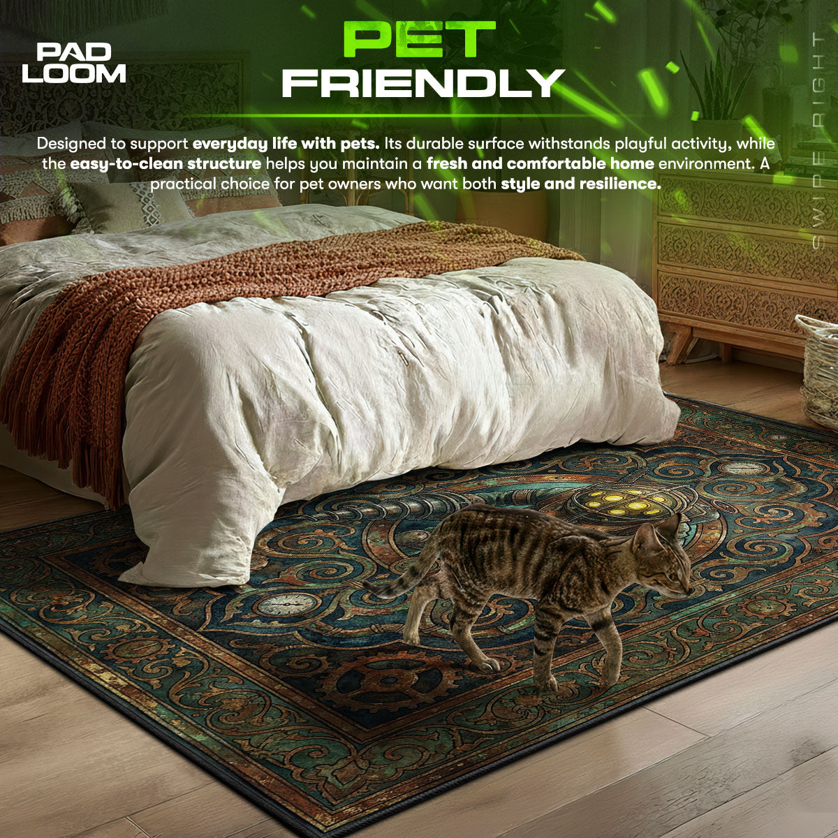 Big Daddy Steampunk Rug - BioShock Chair Mat