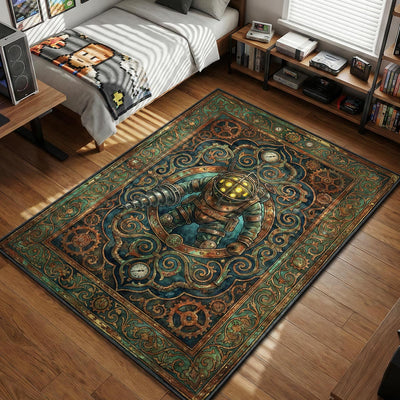 Big Daddy Steampunk Rug - BioShock Chair Mat