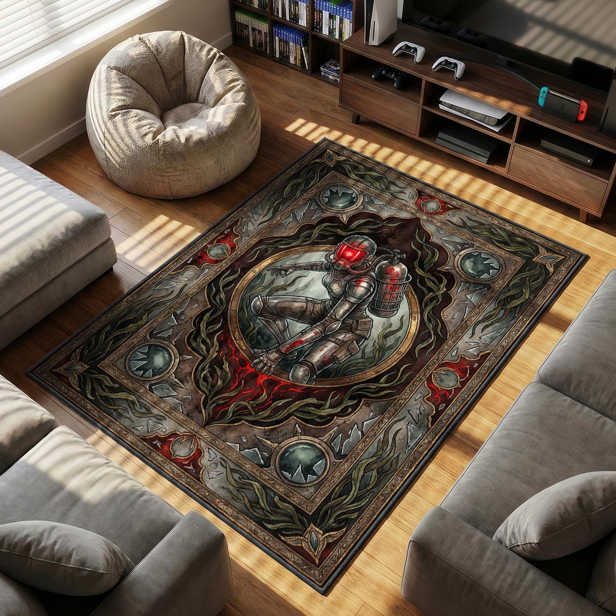 Big Sister Gothic Stalker Rug - BioShock 2 Chair Mat