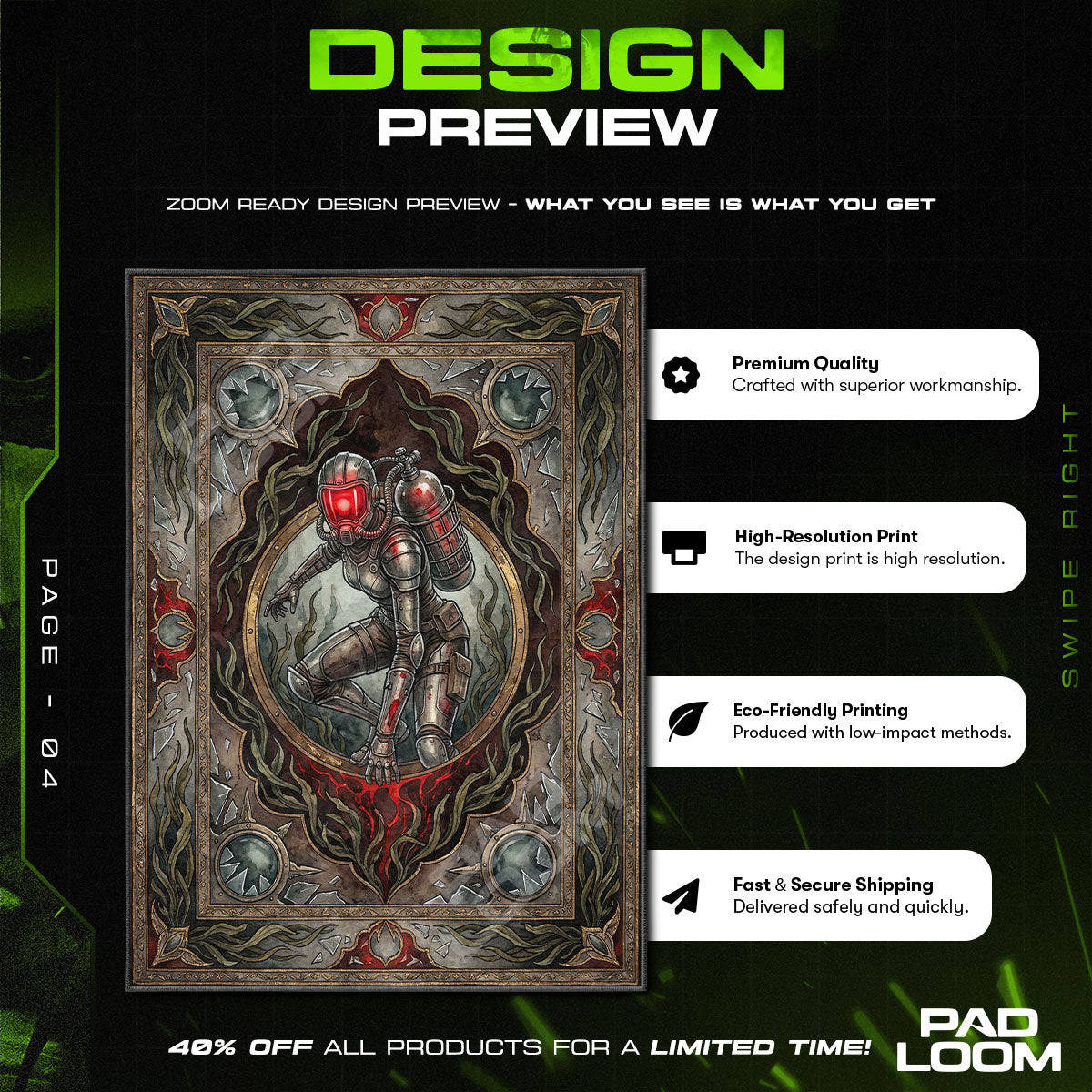 Big Sister Gothic Stalker Rug - BioShock 2 Chair Mat