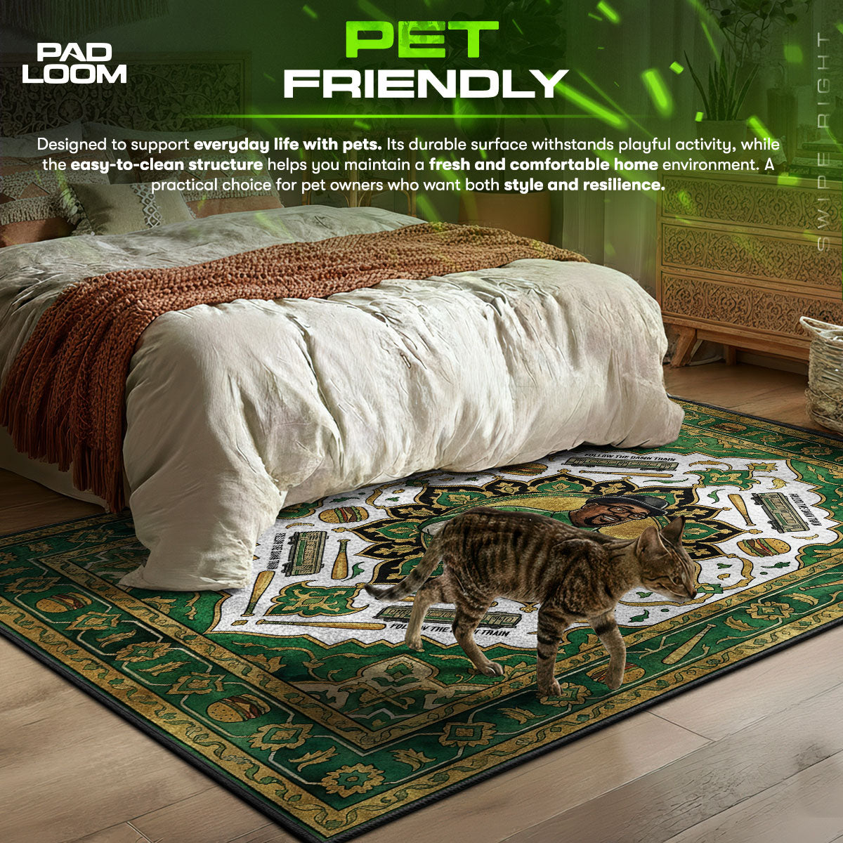 Big Smoke Train Chase Rug - GTA San Andreas Chair Mat