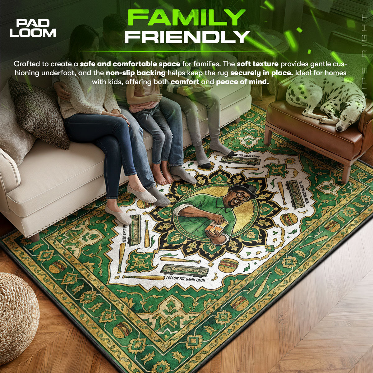 Big Smoke Train Chase Rug - GTA San Andreas Chair Mat