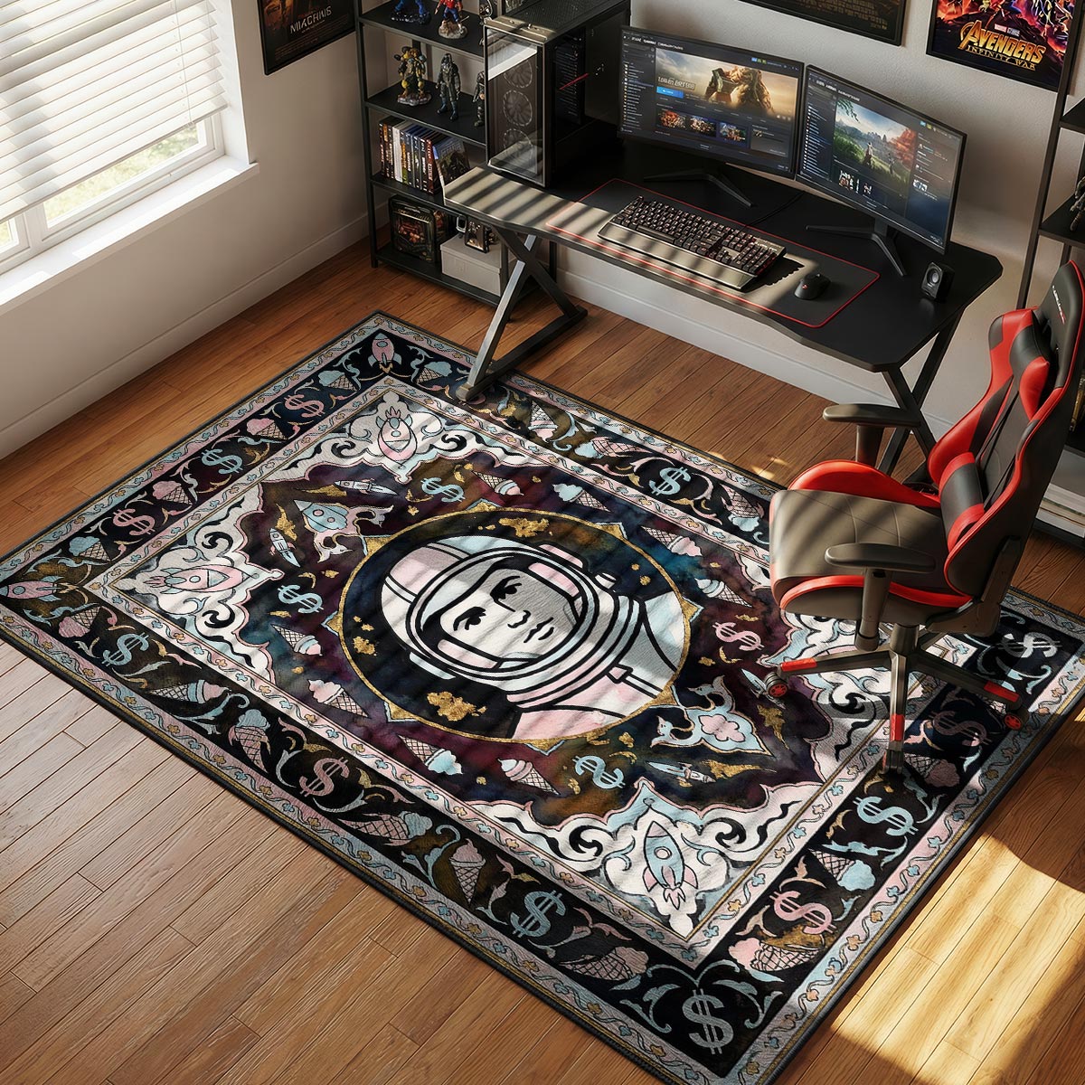 Billionaire Boys Club Astronaut Ice Cream Hypebeast Floor rug — main product view