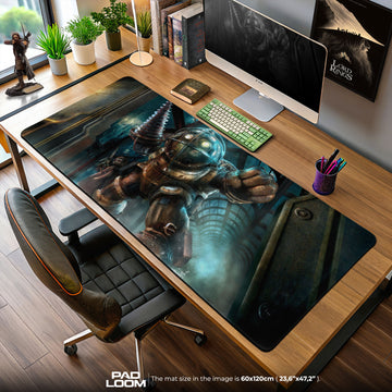 Bioshock – Drill Charge Pose Mouse Pad, Gamer Desk Mat