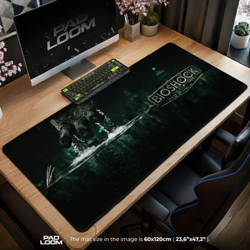 Bioshock Mouse Pad - Deep Sea Gaming Desk Mat Padloom