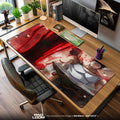 Black Clover Yami Mouse Pad, Captain Yami Anime Gaming Desk Mat Padloom