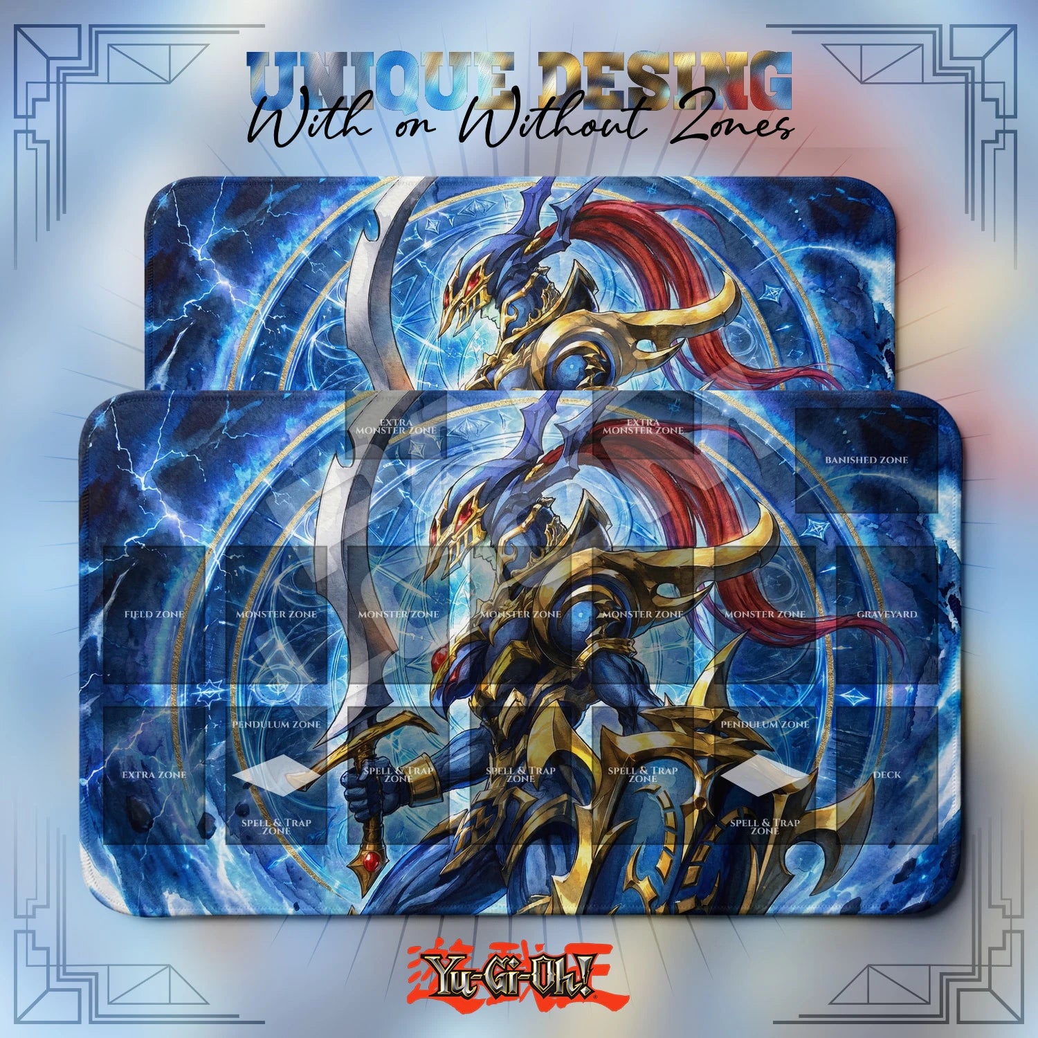 Black Luster Soldier Ritual Playmat - Yugioh Mat