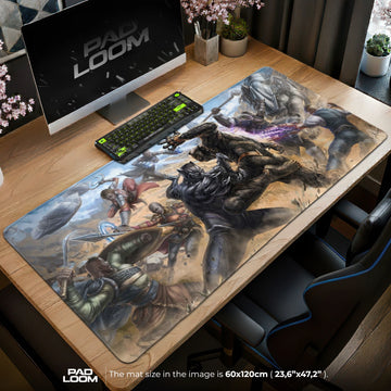 Black Panther Wakanda War Mouse Pad - Marvel Desk Mat