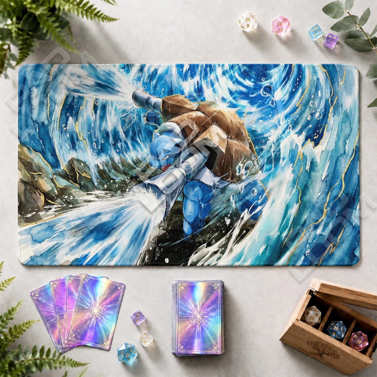 Blastoise Blast Playmat - Pokemon TCG Mat - view 2