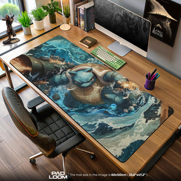 Blastoise Hydro Blast Mouse Pad, Pokémon Gaming Desk Mat