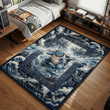 Blastoise Hydro Cannon Industrial Rug - Pokemon Chair Mat