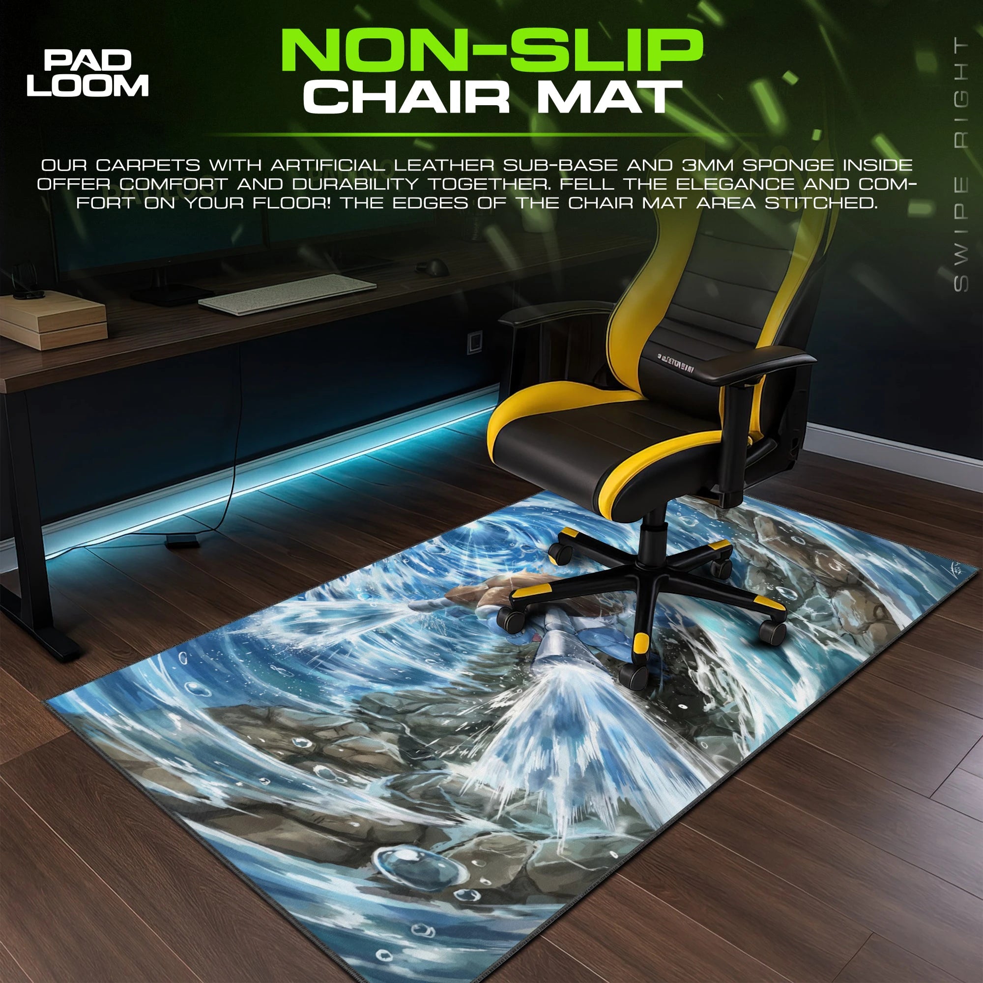 Blastoise Hydro Cannon Mouse Pad - Pokemon Desk Mat