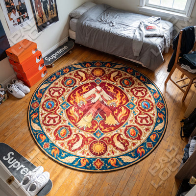 Blaziken Ember Round Rug - Pokemon Chair Mat