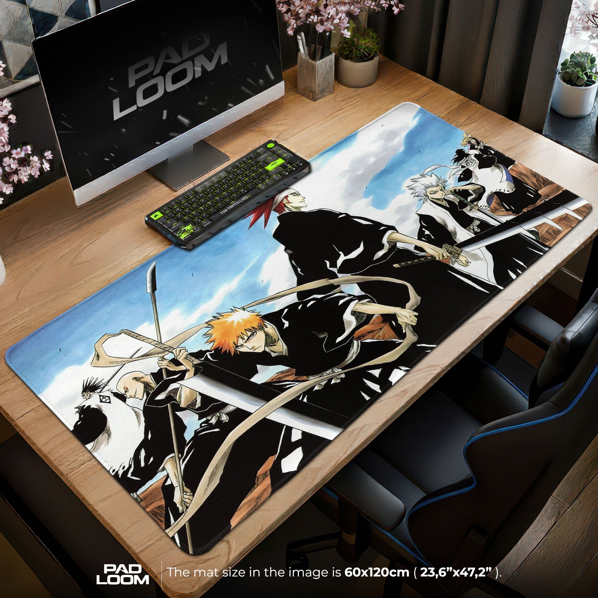 Bleach Squad Mouse Pad - Soul Reaper Anime Desk Mat – Padloom