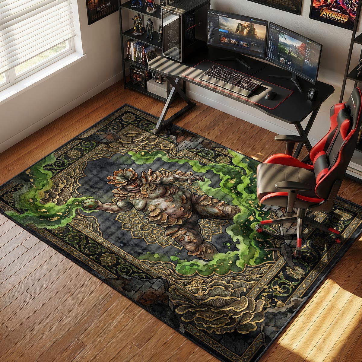 Bloater Spore Cloud Rug - The Last of Us Chair Mat