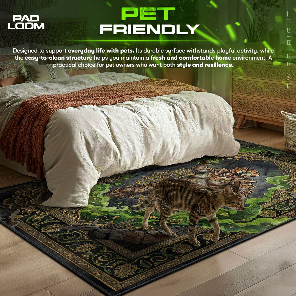 Bloater Spore Cloud Rug - The Last of Us Chair Mat