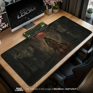 Bloodborne Blood Moon Mouse Pad - Bloodborne Desk Mat