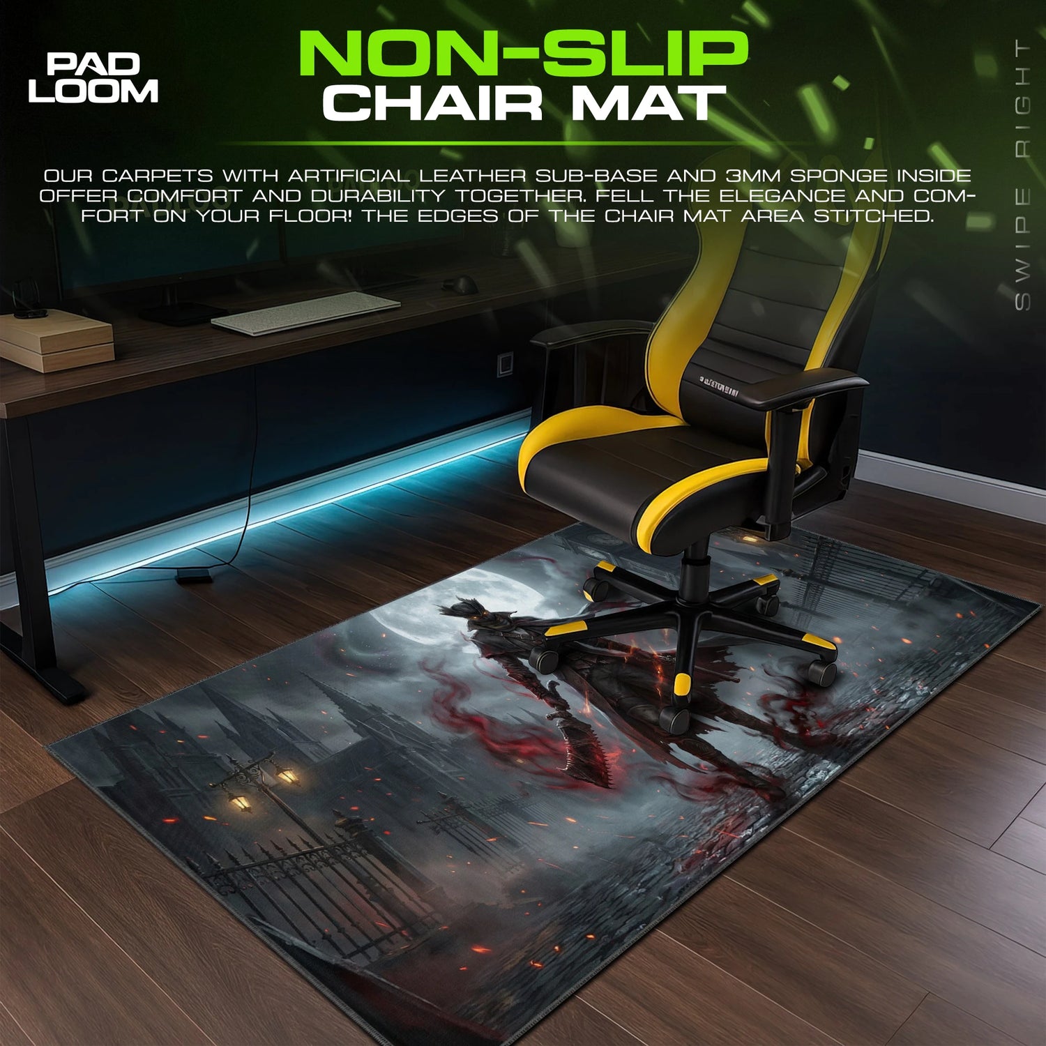 Bloodborne Hunter's Moon Mouse Pad - Bloodborne Desk Mat