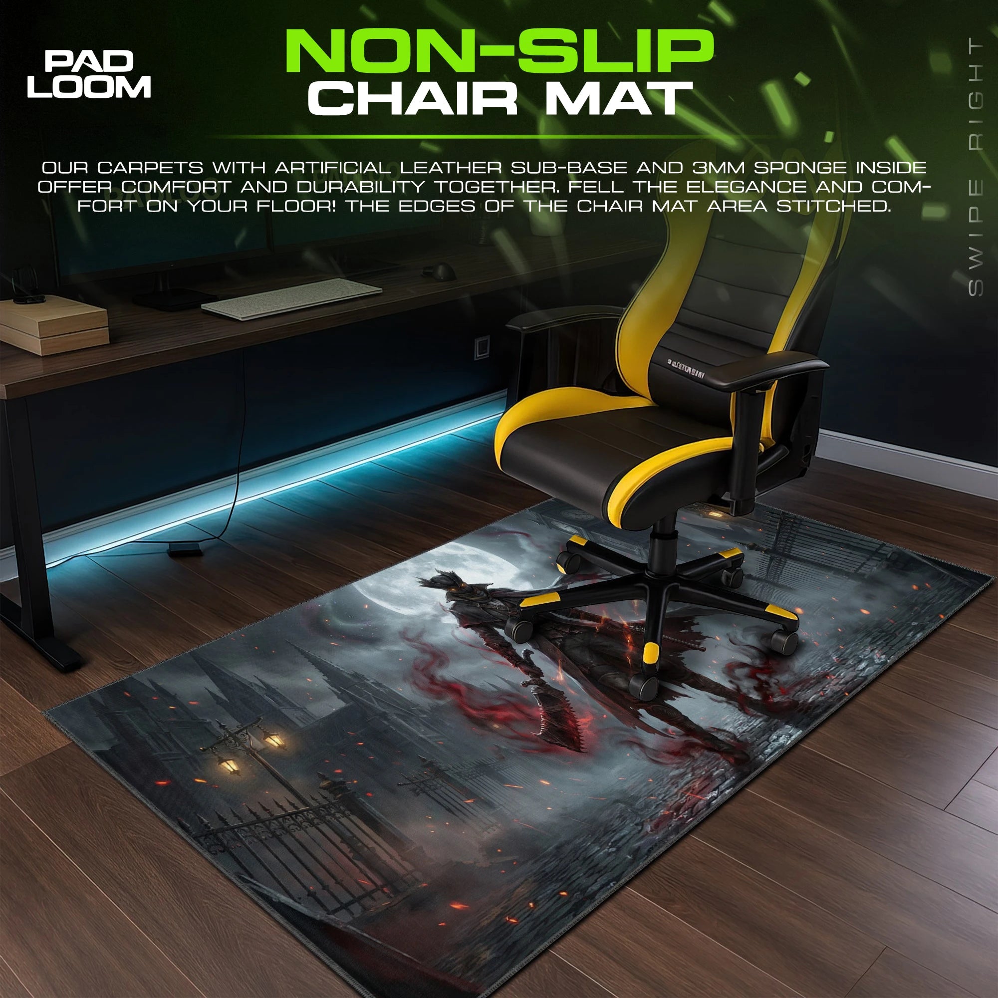 Bloodborne Hunter's Moon Mouse Pad - Bloodborne Desk Mat