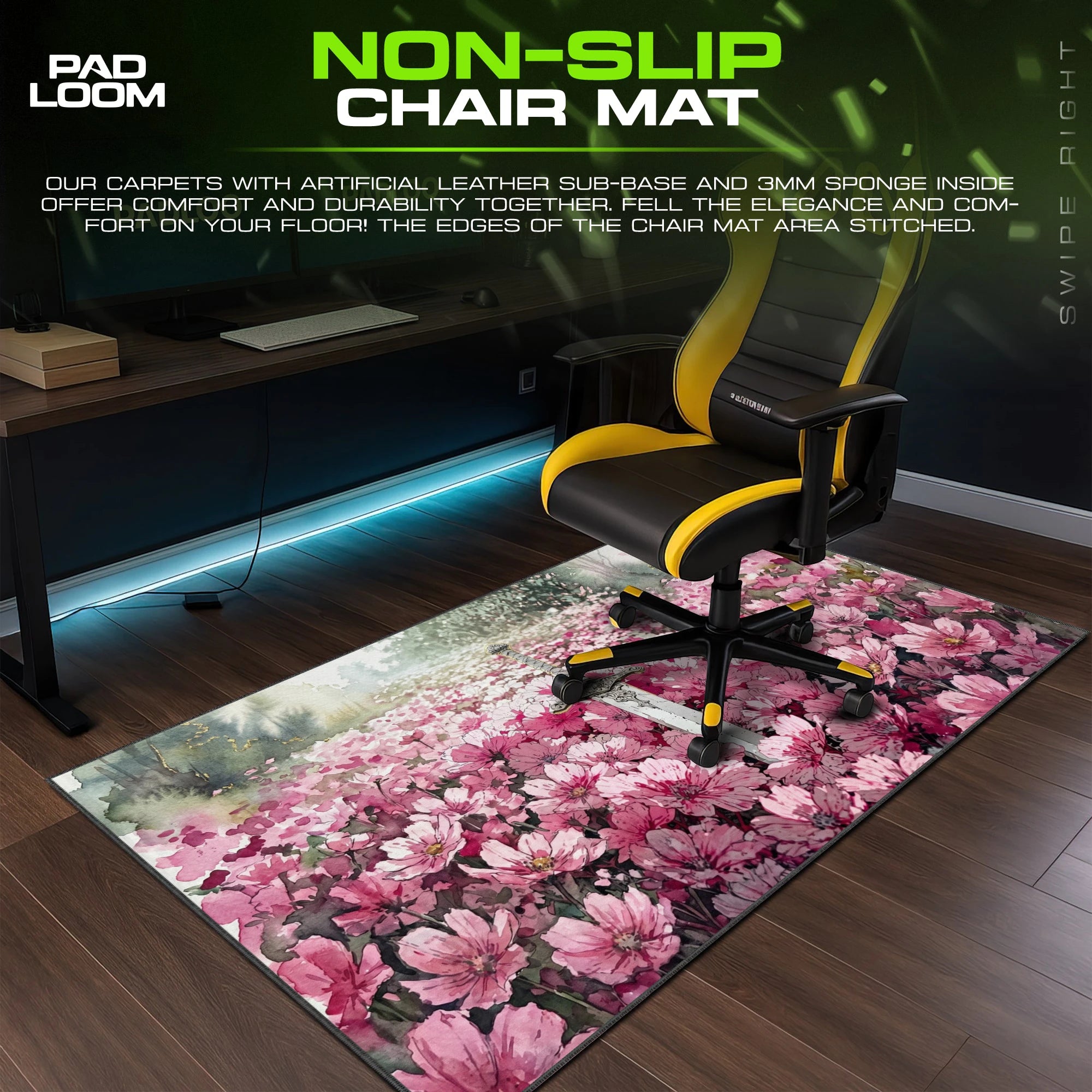 Blossom Blade Mouse Pad - Fantasy Desk Mat