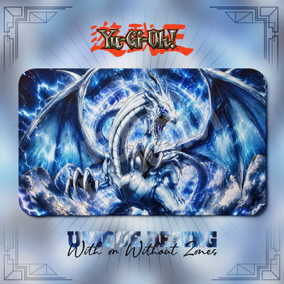 Blue-Eyes Thunder Playmat - Yugioh TCG Mat