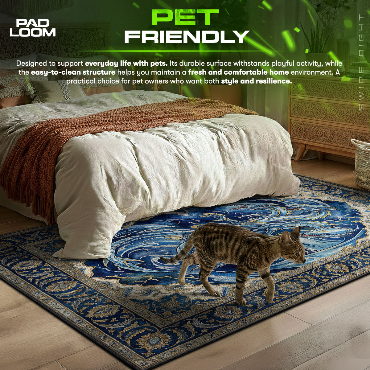 Blue-Eyes Ultimate Dragon Fusion Rug - Yu-Gi-Oh! Chair Mat