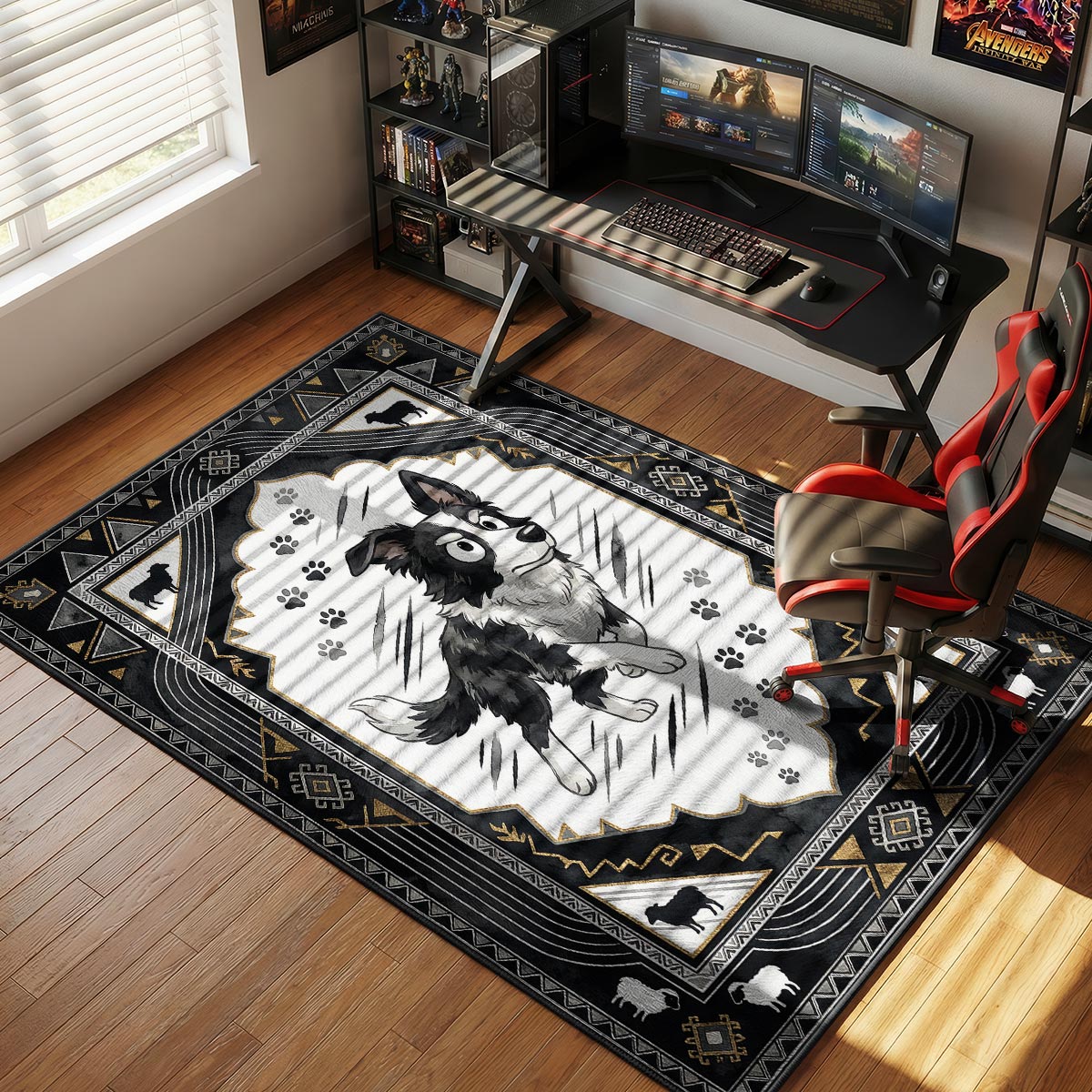 Bluey Mackenzie Adventure Kids Floor rug — main product view