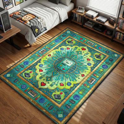 BMO Retro Gaming Rug - Adventure Time Room Mat