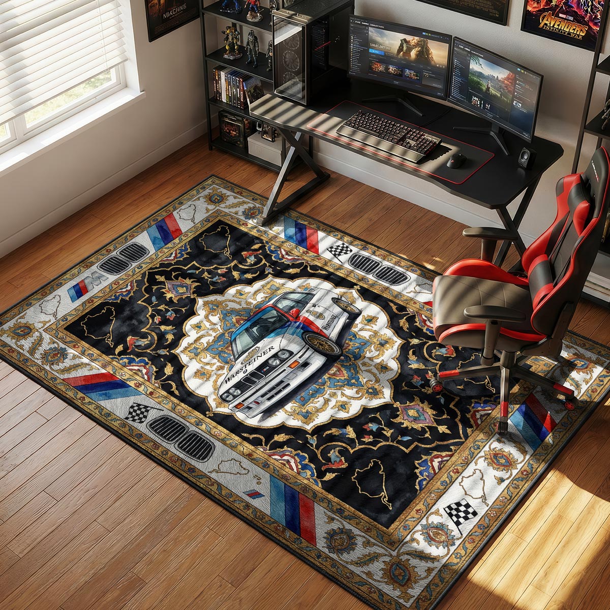 BMW M3 Warsteiner Streetwear rug — main product view