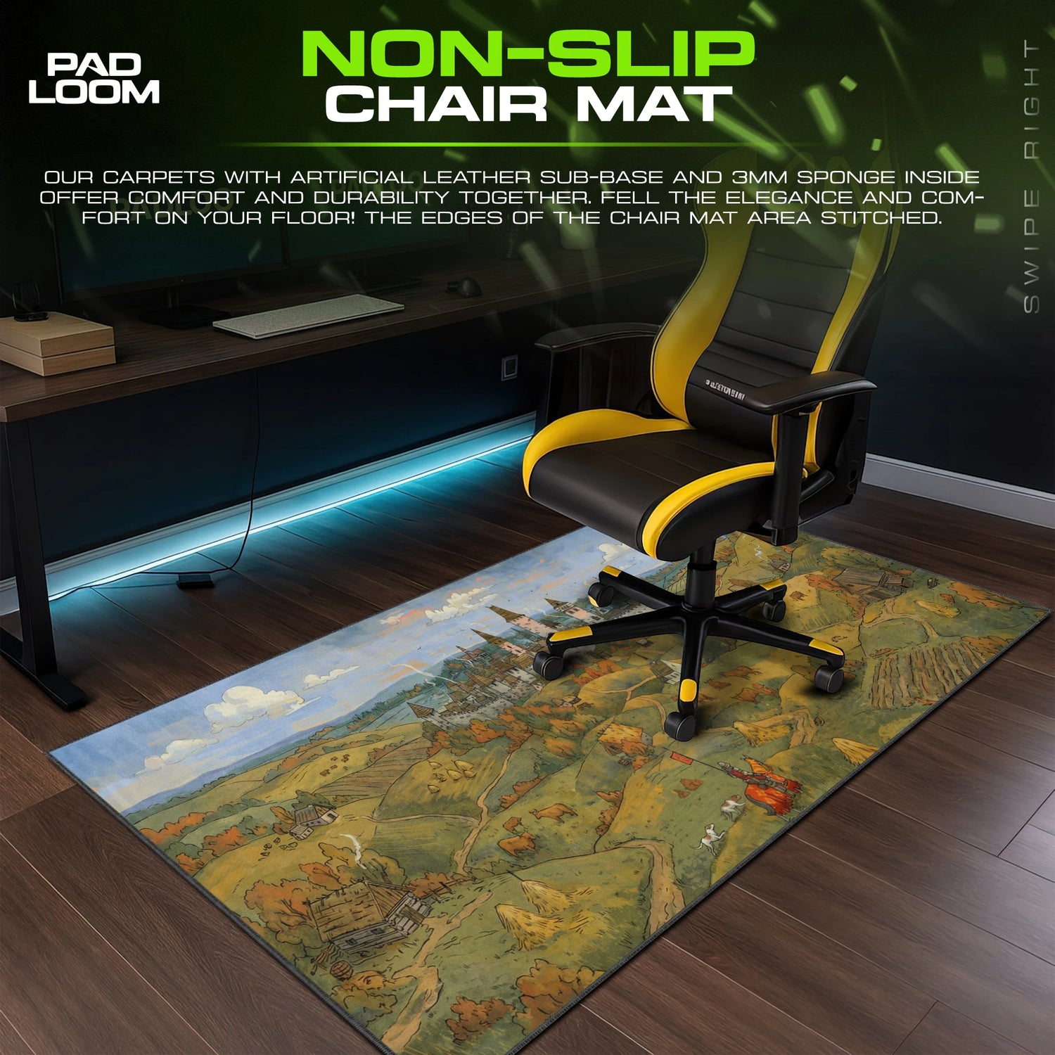 Bohemian Valley Mouse Pad - Kingdom Come Desk Mat