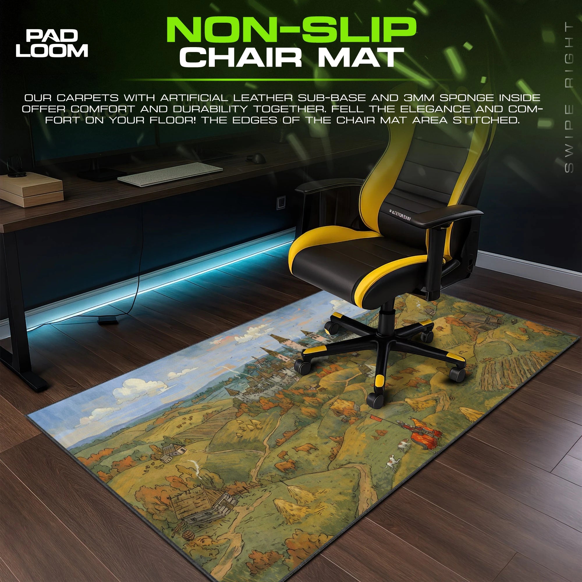 Bohemian Valley Mouse Pad - Kingdom Come Desk Mat