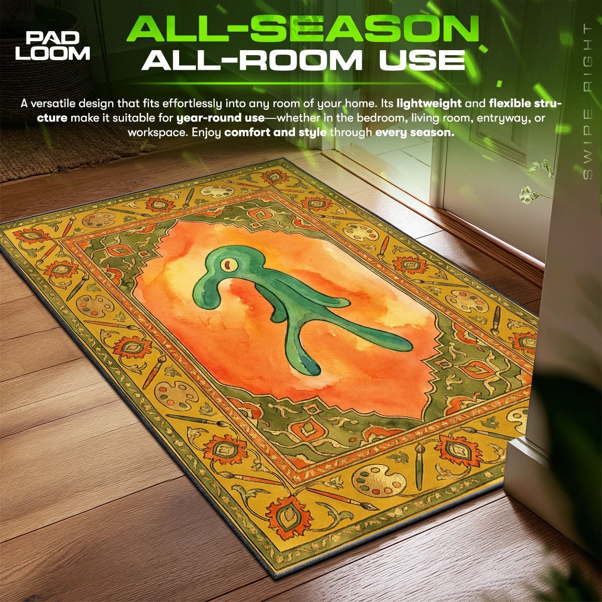 Detailed close-up of Bold rug pattern