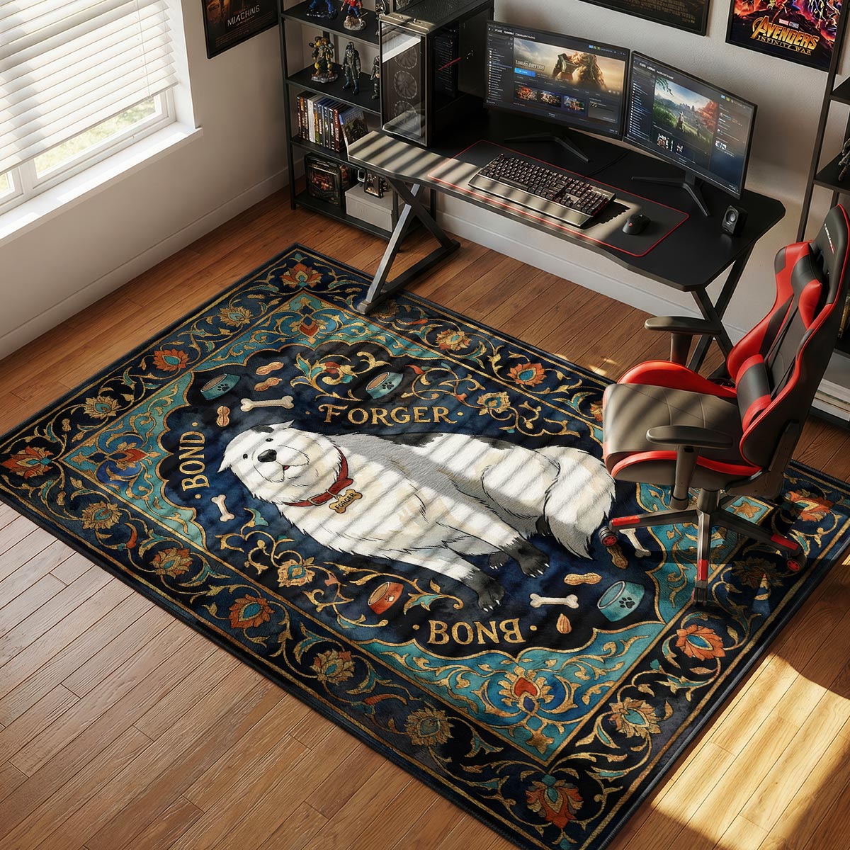 Bond Forger Sitting Rug - Spy x Family Chair Mat