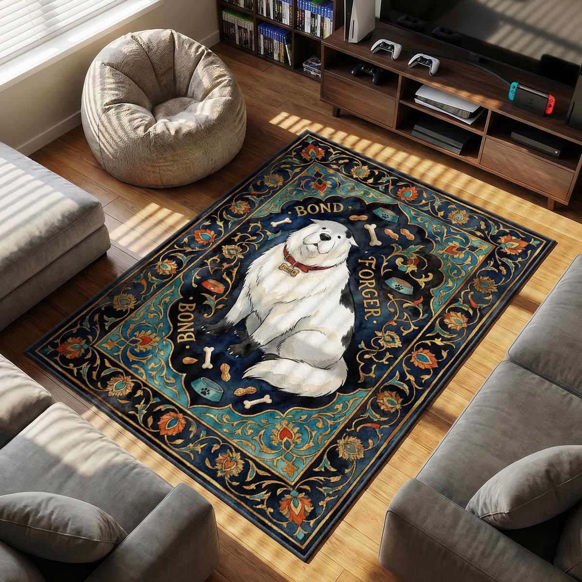 Bond Forger Sitting Rug - Spy x Family Chair Mat