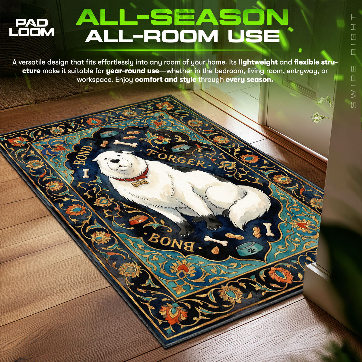 Bond Forger Sitting Rug - Spy x Family Chair Mat