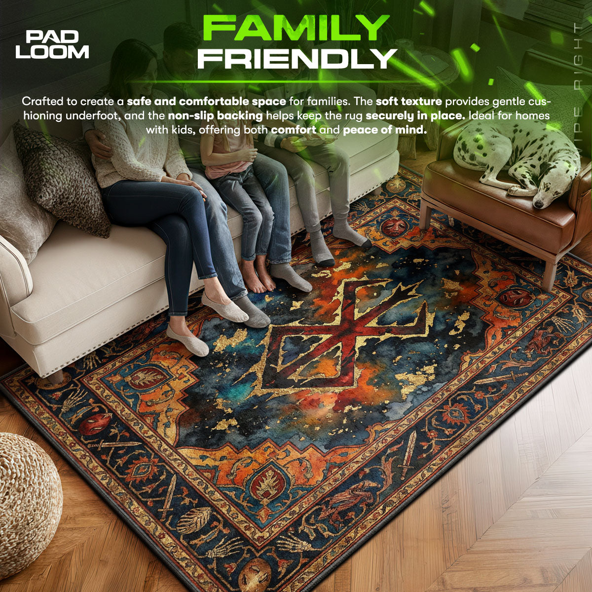 Brand of Sacrifice Cosmic Rug - Berserk Chair Mat