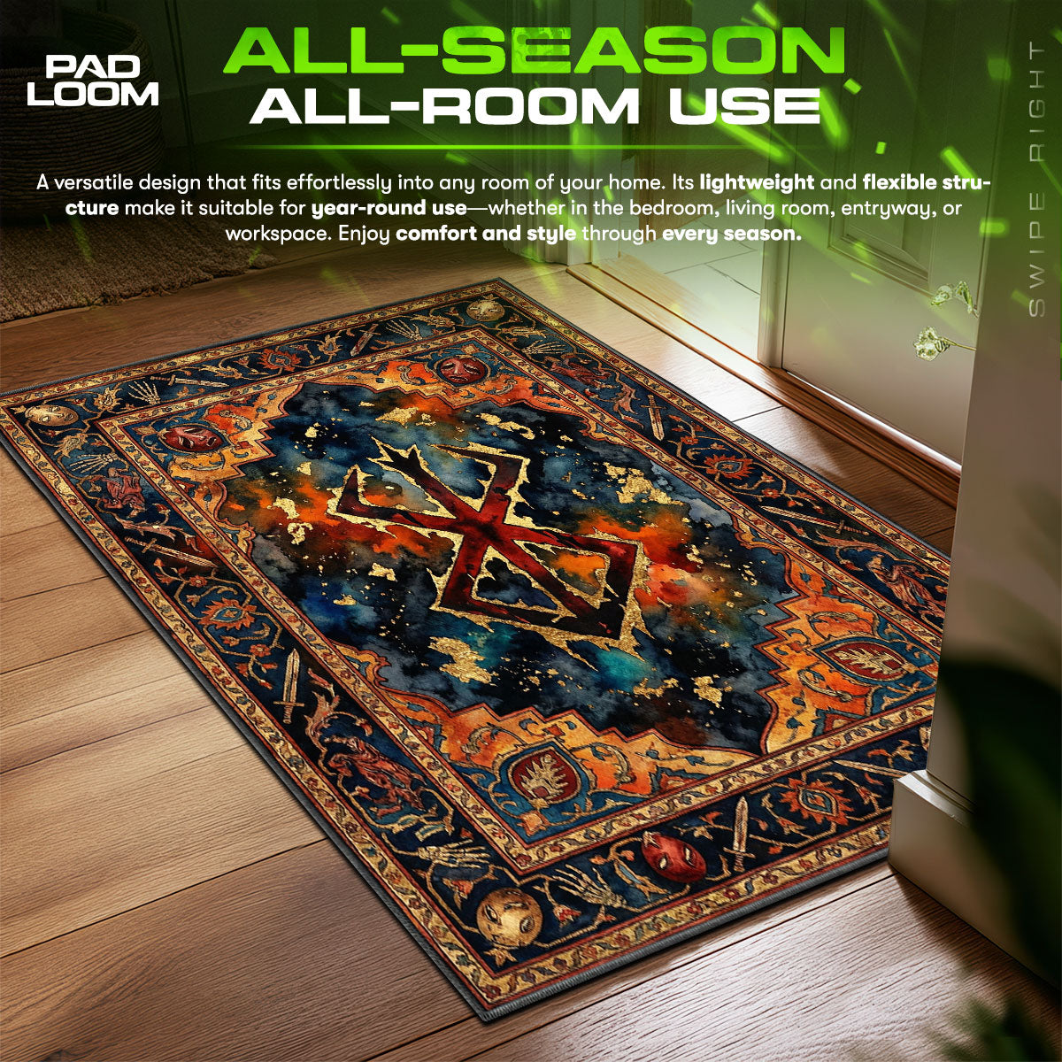 Brand of Sacrifice Cosmic Rug - Berserk Chair Mat