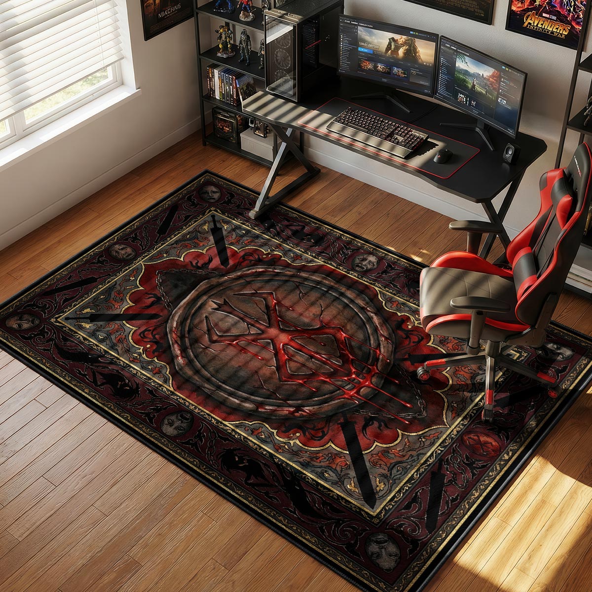 Brand Sacrifice Dark Berserk Room rug — main product view