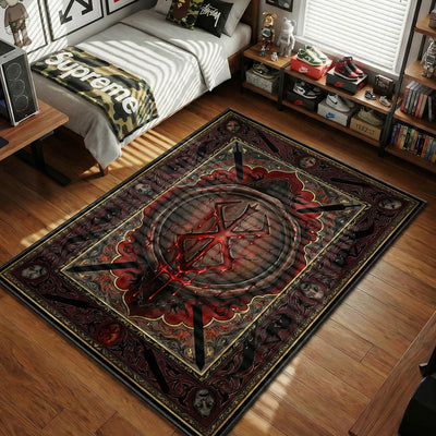 Brand der Opfergabe Dunkle Fantasy Teppich - Berserk Zimmermatte