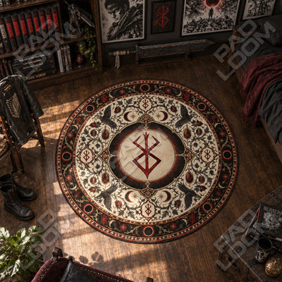 Brand of Sacrifice Eclipse Round Rug - Berserk Chair Mat