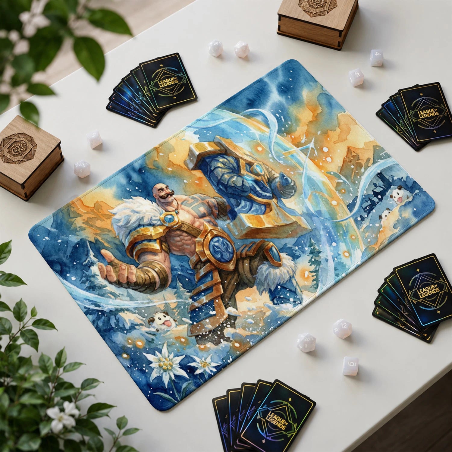 Braum Freljord Playmat - LoL Riftbound TCG Mat