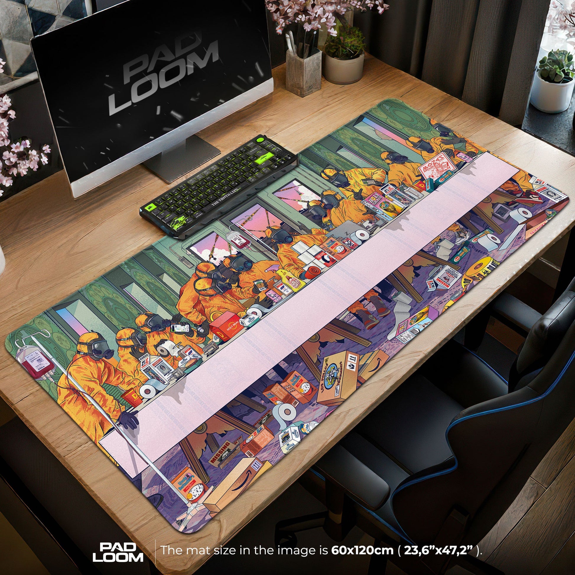 Breaking Lab Mouse Pad - Crime Lab Gaming Mouse Pad Padloom