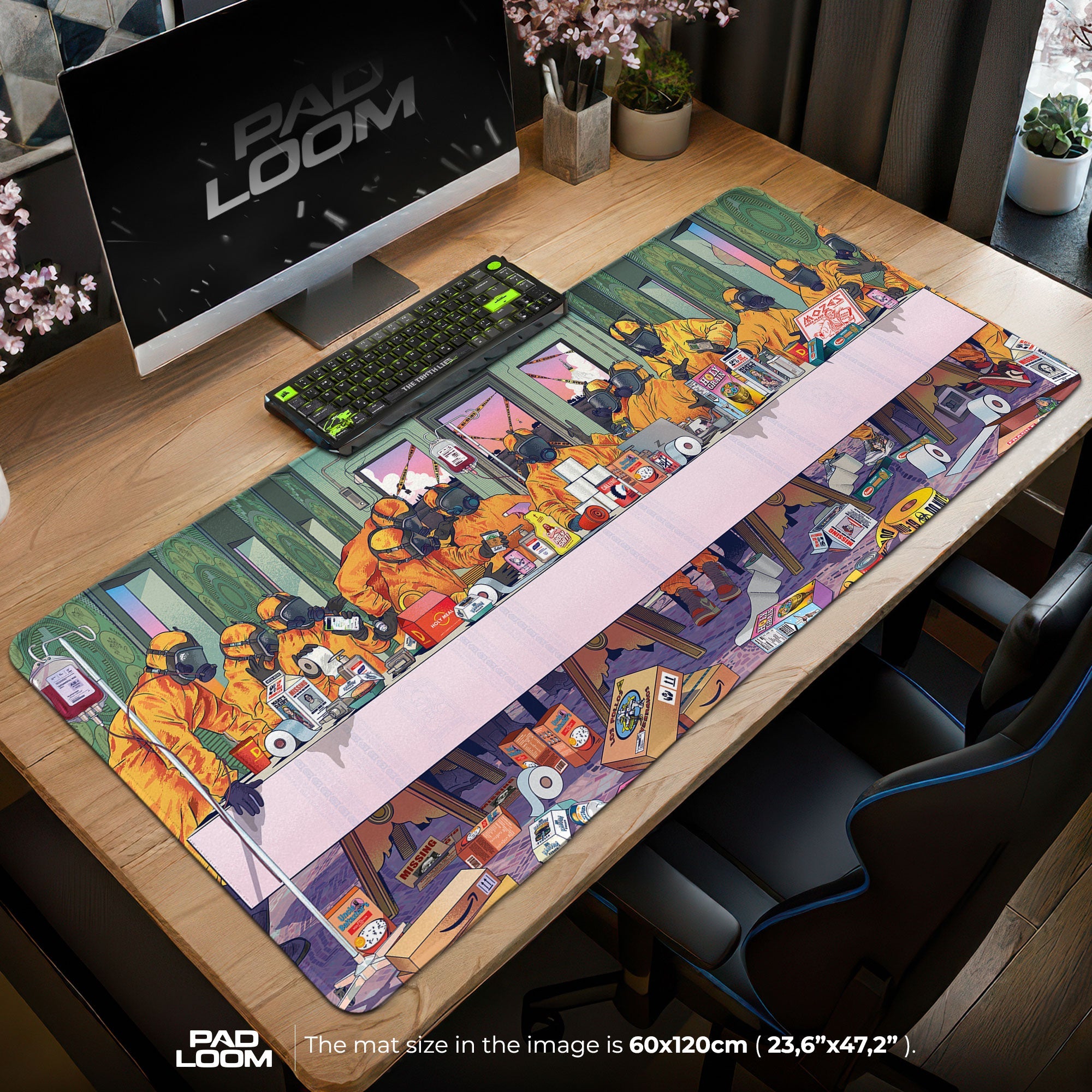 Breaking Lab Mouse Pad - Crime Lab Gaming Mouse Pad Padloom