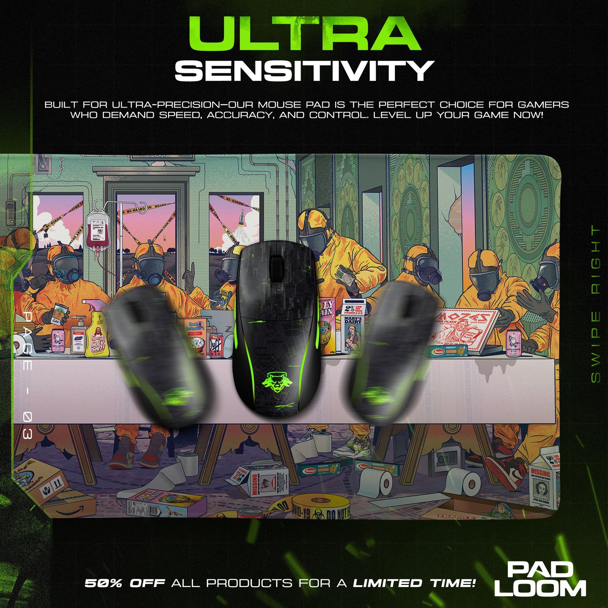 Breaking Lab Mouse Pad - Crime Lab Gaming Mouse Pad Padloom