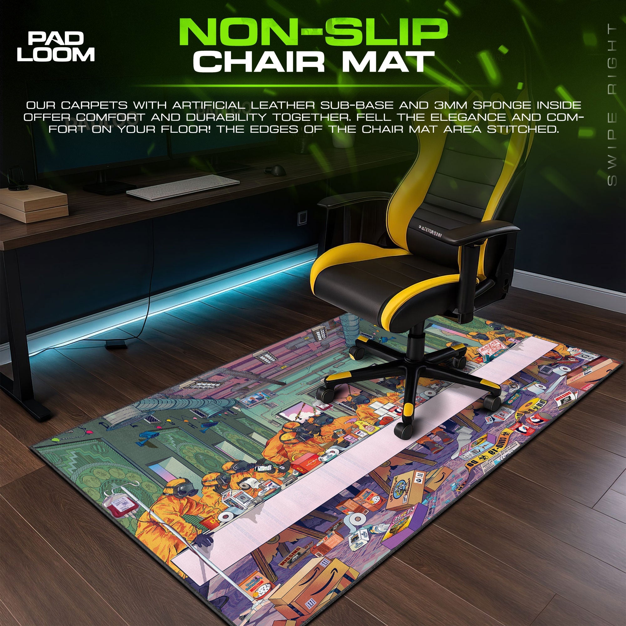 Breaking Lab Mouse Pad - Crime Lab Gaming Mouse Pad Padloom